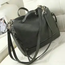 LKPRBD Vintage Nubuck Leather Top-handle Bags Larger Women Bags All-match Hair Ball Shoulder Bag Motorcycle Messenger Bag