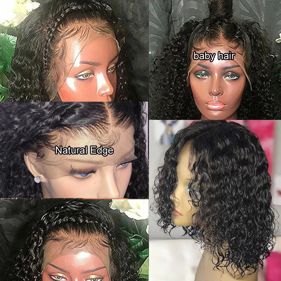 curly human hair wig