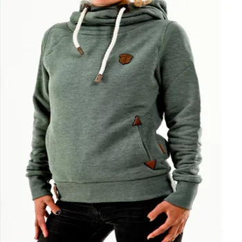 

2019 Sell like hot cakes Women hooded fleece Hoodies Women Camel hooded Sweatshirt Long Sleeve Pullover Loose Casual Hoody