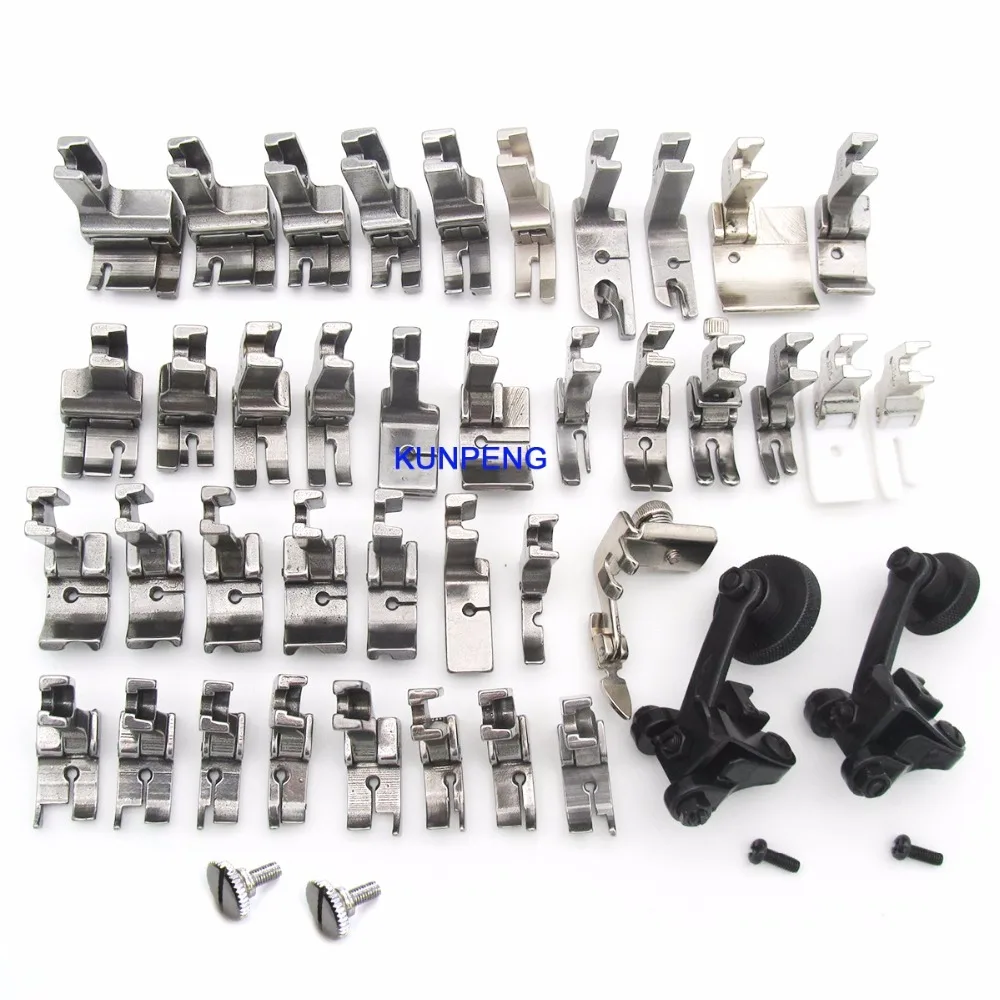 40 PRESSER FOOT SET HIGH SHANK Single INDUSTRIAL SEWING MACHINE FIT FOR