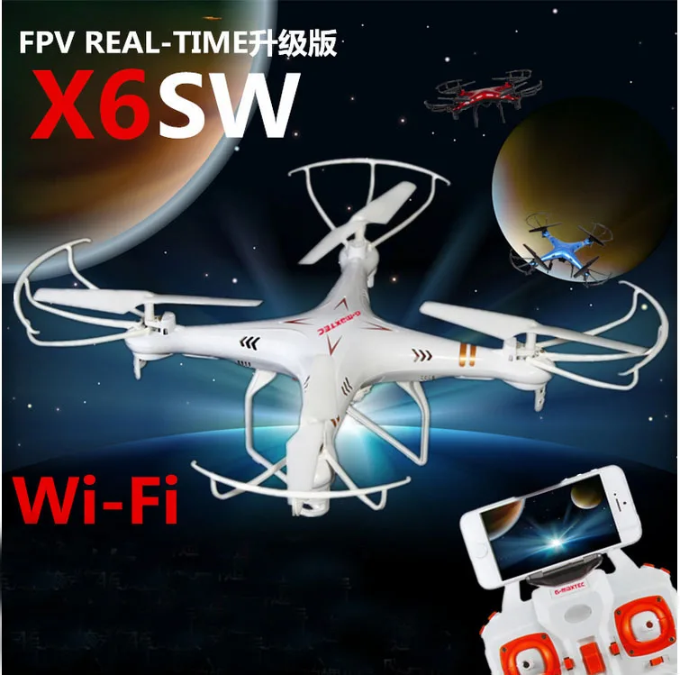 FPV X6sw RC Helicopter Drone Quadcopter Professional Drones With C4005