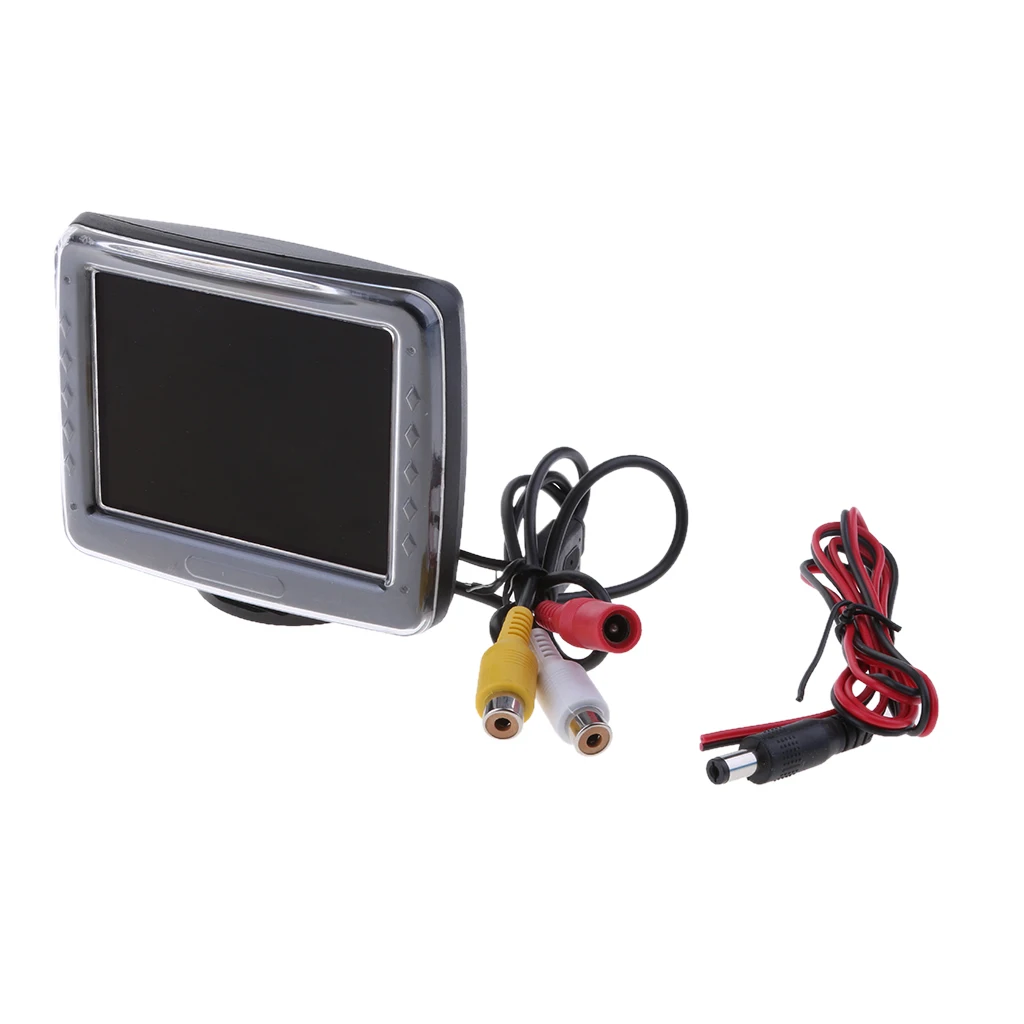 

3.5 Inch TFT LCD Monitor Color Car Rearview Display Screen For Car Parking Reversing Assist