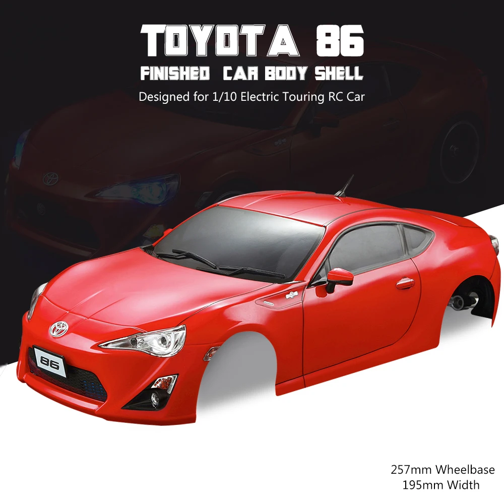 KillerBody RC корпус корпуса автомобиля Рамка комплект для Toyota 86 1/10 Электрический туринг автомобиль RC гоночный diy запчасти