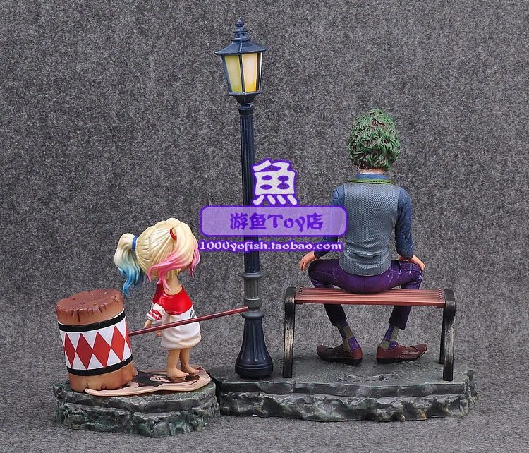 DC Comic Super Hero Film Statue Batman Suicide Squad villain The Joker Harleen Quinzel Harley Quinn