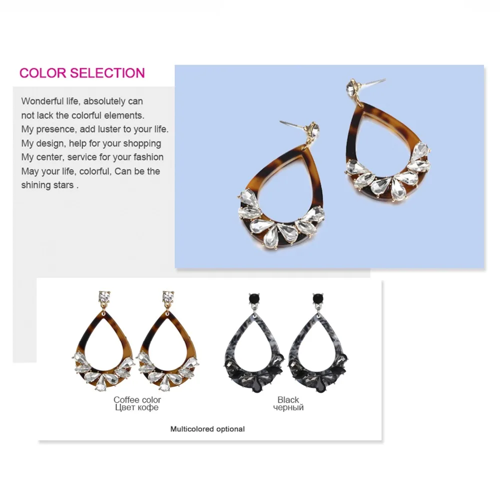 eManco-Wholesale-Crystal-Drop-Water-Earrings-Black-Coffee-Color-Spectacle-Eye-Shape-Dangle-Earrings-2018-New (4)