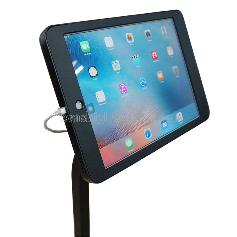 Flexible Tablet Security Lock Ipad Floor Stand Pad Display