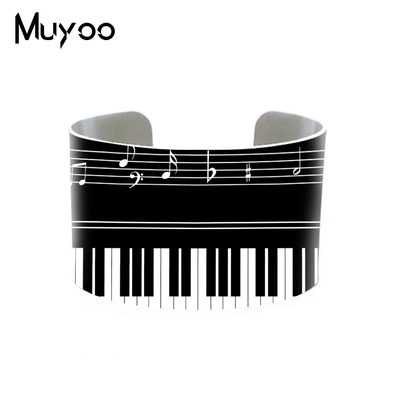 

2018 New Fashion Music Note Artist Open Bangle Adjustable Sweet Note Bracelet Jewelry Wonderful Handmade Jewelry For Women