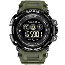 Часы Bluetooth Смарт часы мужские водонепроницаемые спортивные наручные военные светодиодный смарт-цифровые часы relogo masculino F4