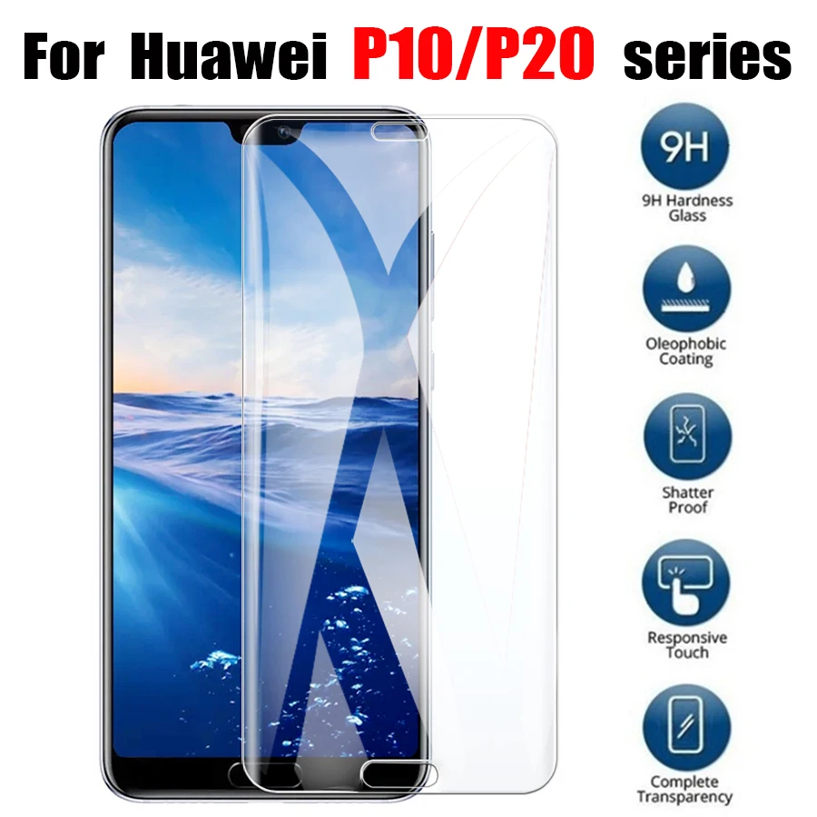 

Protective glass for Huawei P20 Pro P10 Plus lite tempered glas film hauwei tremp P20Pro P10Plus P 20 10 light screen protector