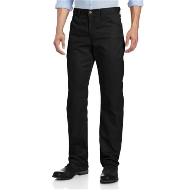 Dickies FP213BK 8 RG Womens Slim Fit Skinny Stretch Twill Pant with 5 Pockets Black 8 Regular