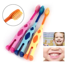 Любимый Детский! 3 шт./компл. ультра зубная щетка с мягкой щетиной мультфильм улыбка антибактериальные зубные щетки для детей гигиена полости рта