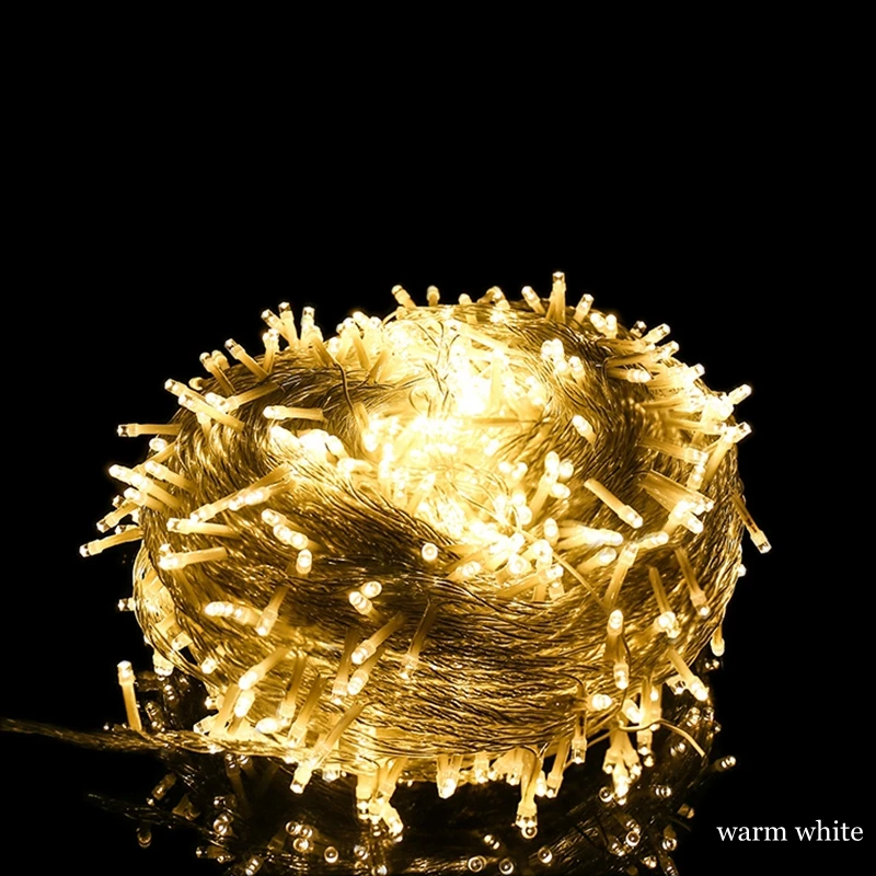 

AC10M/20M/30M/50M/100MLED lights waterproof LED lights string holiday outdoor led lights with Christmas party wedding decoration