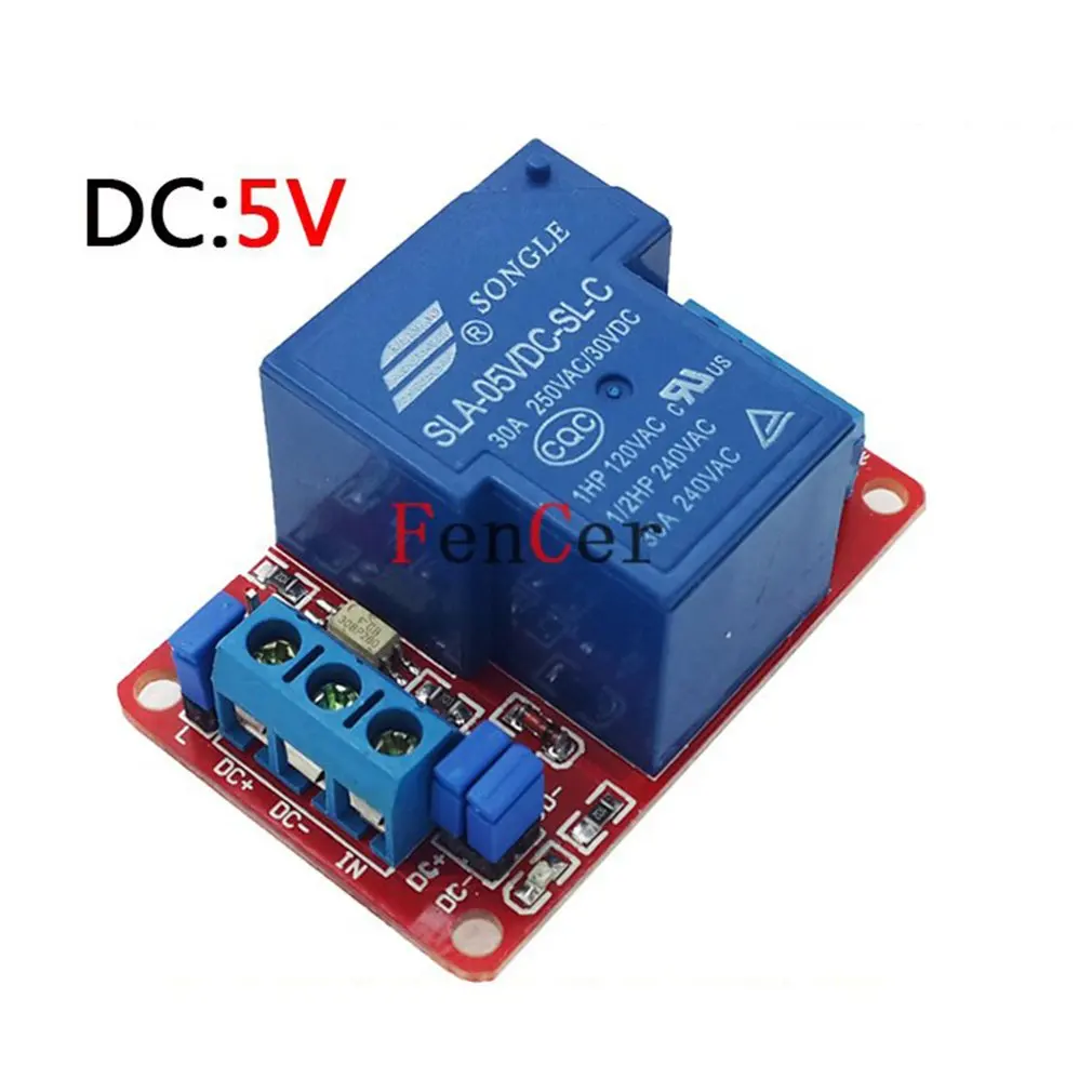 

Small Size High Precision 1 Way 30A Optocoupler Isolation Relay Module Support High and Low Level Trigger Module Board