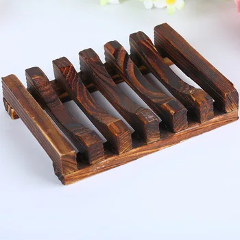 

Vintage Wooden Soap Boxes Natural Wood Soap Tray Holder Wholesale Soap Rack Plate for Bathroom