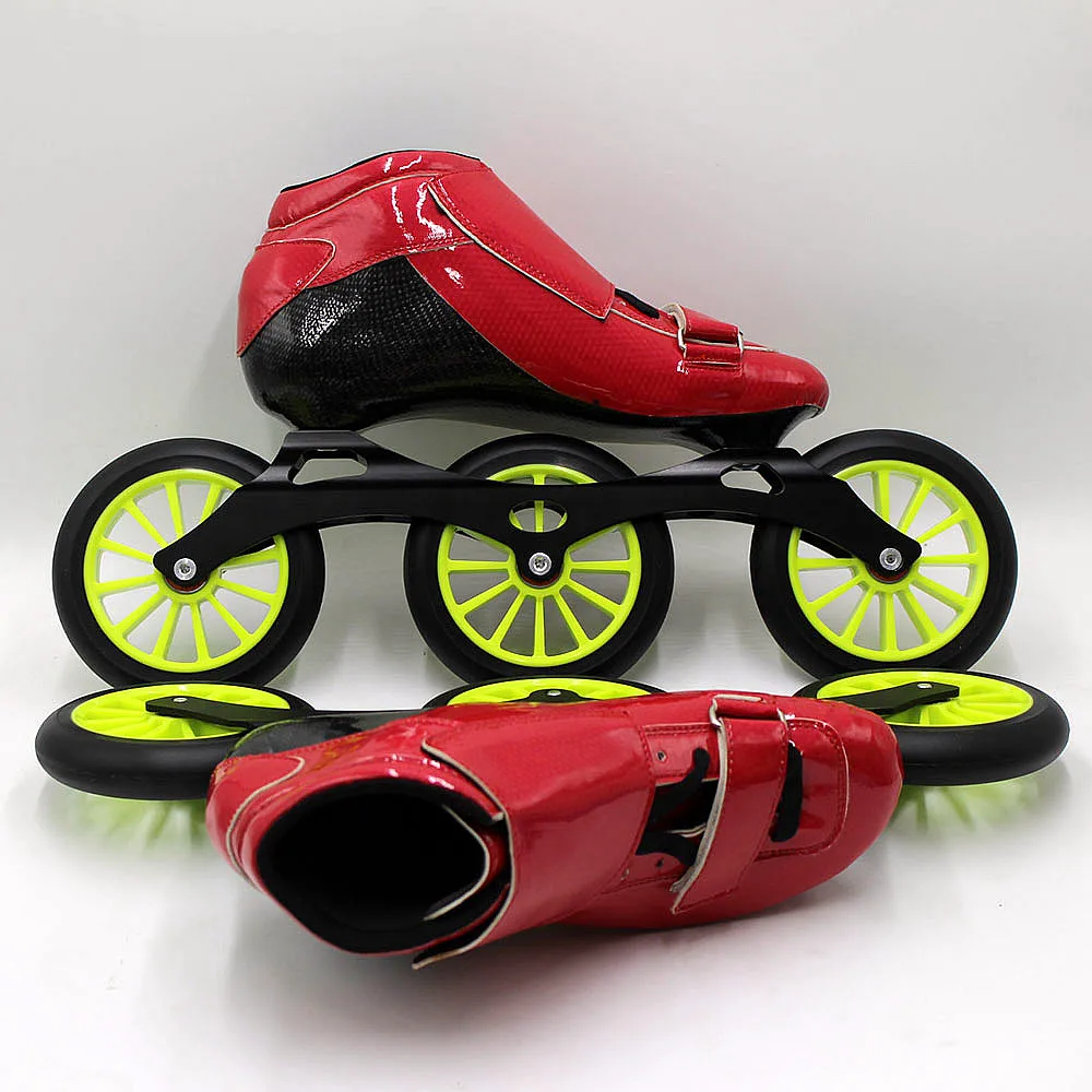 Speedskates STS التزلج دليل مضمنة سرعة التزلج أحذية الأحمر و الأخضر الأسطوانة سرعة عجلات Speedskates STS التزلج دليل مضمنة سرعة التزلج أحذية الأحمر و الأخضر الأسطوانة سرعة عجلات