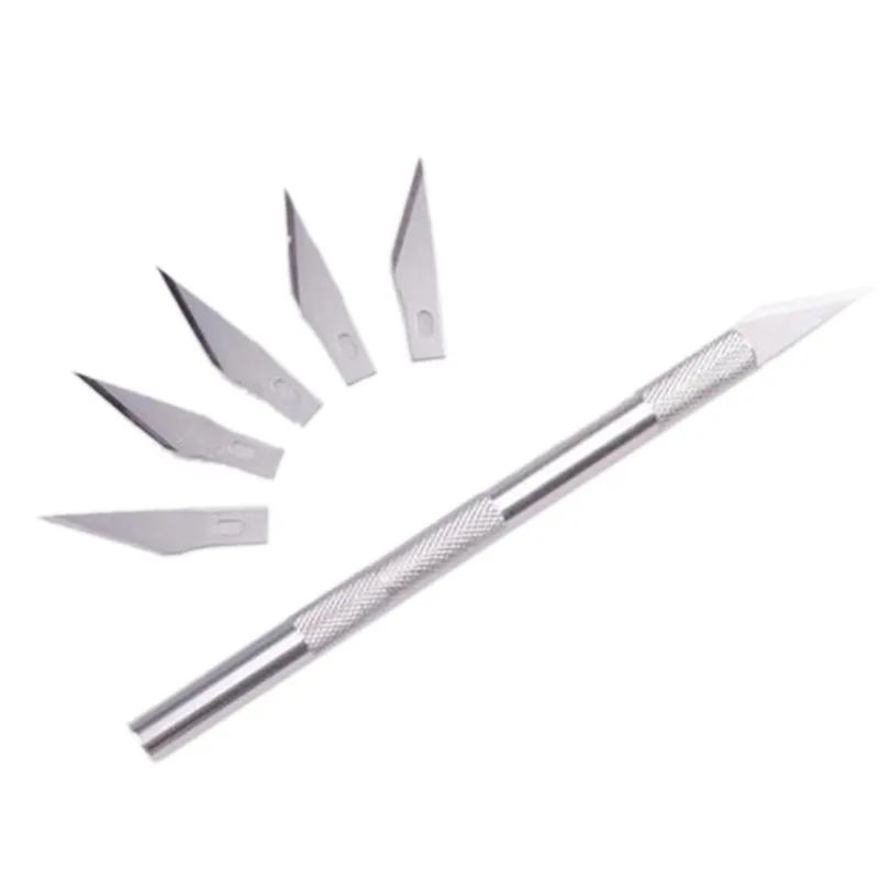 Buy 2set Metal Handle Hobby Knife cutter knife craft