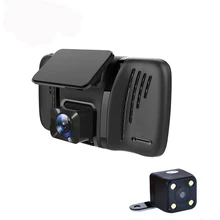 Car DVR Camera 4 0 Mini Dual Lens with Rear view Camera Full HD 1080P Video