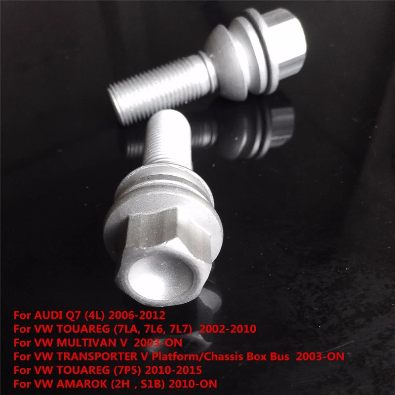 Wheel Lug Nuts 7L0 601 139A WHT 002 529 WHT 004 676 For AUDI Q7 For VW