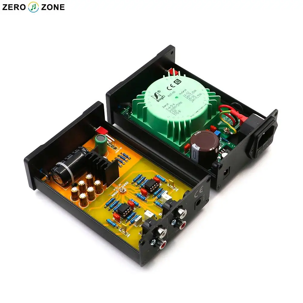 GZLOZONE HC-01A HIFI стерео мм RIAA Phono усилитель/phono Amp+ линейный источник питания