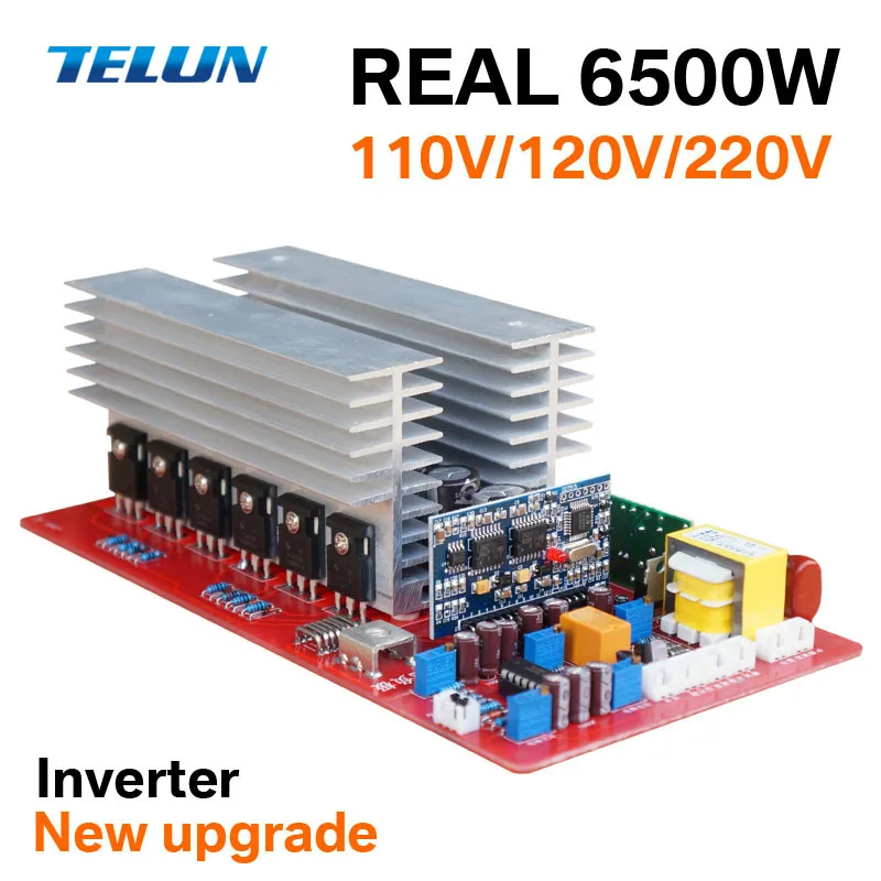 6500 Вт пик 13000 Вт DC12V/24 В/36 В/48 В/60 в к AC 220 В синусоидальный инвертор материнская плата для DIY генерации солнечной энергии/резервного питания