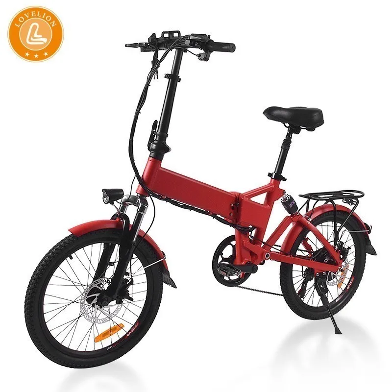 Sale MEIYATU adult mini folding Bicycle 20" Electric Power motor bike smart portable With pedal ebike LOVELION for bikes 1