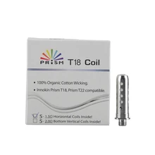 5 sztuk oryginalny Innokin Endura Prism T18 cewki głowy 1 5ohm rdzeń zamienny głowice dla Endura T18 T22 Kit tanie tanio FZCVAPE NONE CN (pochodzenie) Innokin Endura Prism T18 Coil DS NC