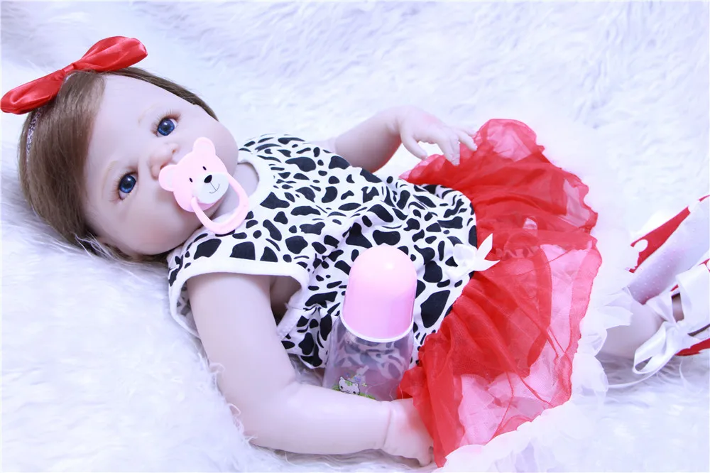 Bebe toy reborn 22 &quotполностью силиконовые куклы для маленьких девочек принцессы с