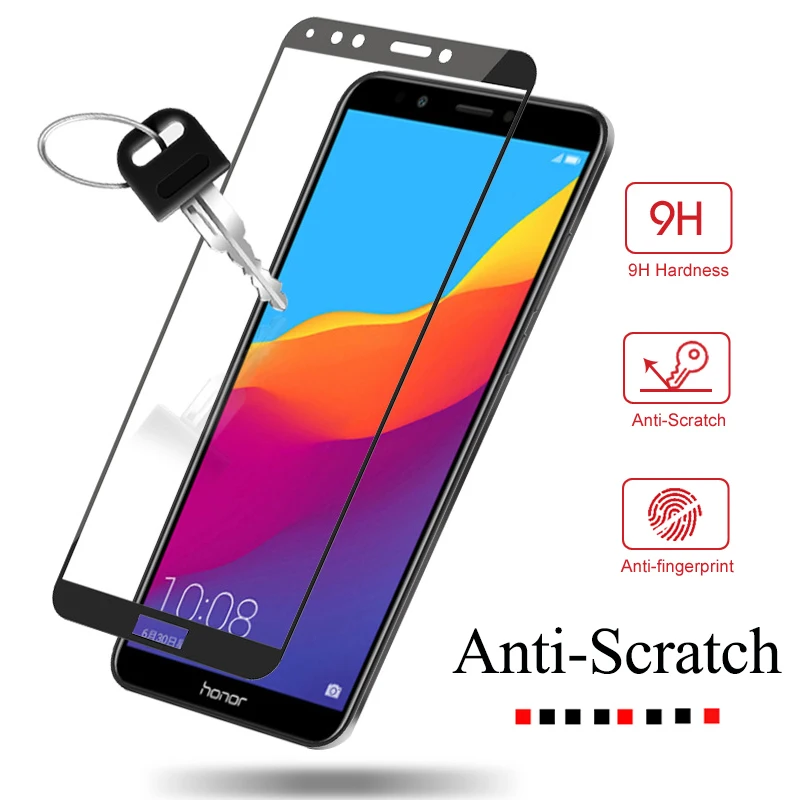Защитное стекло для huawei honor 7a 8a 6a 4a закаленное huavei huwei honer hono 6 7 8 a hauwei a7 a8 verre tremp 9h