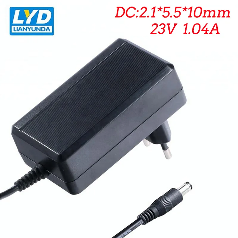 

DC 23V/1A 2.1*5.5*10mm Supply Medical Equipment Adapter Wall Insertion European US EU PlugOutlet Converter Socket Adapter