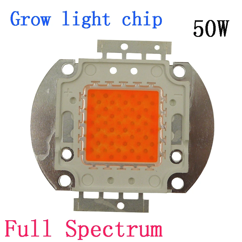 50W LED full spectrum Wavelength 400nm 840nm grow light chip,plant lamp