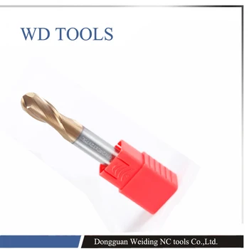 

4.0RX16CX8DX60L High speed cutting &high hardcutting end mill for excellent finish Germany ball nose end milling