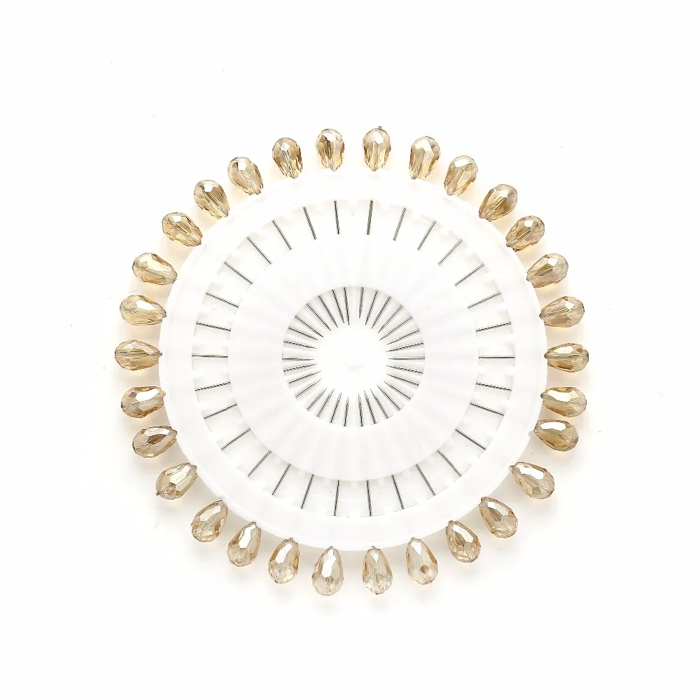 

2018 New Hijab Pins Set Wholesale 30PCS Crystal Muslim Brooches For Women Safety Scarf Pins Hijab Pins Silver Jeweley Brooch