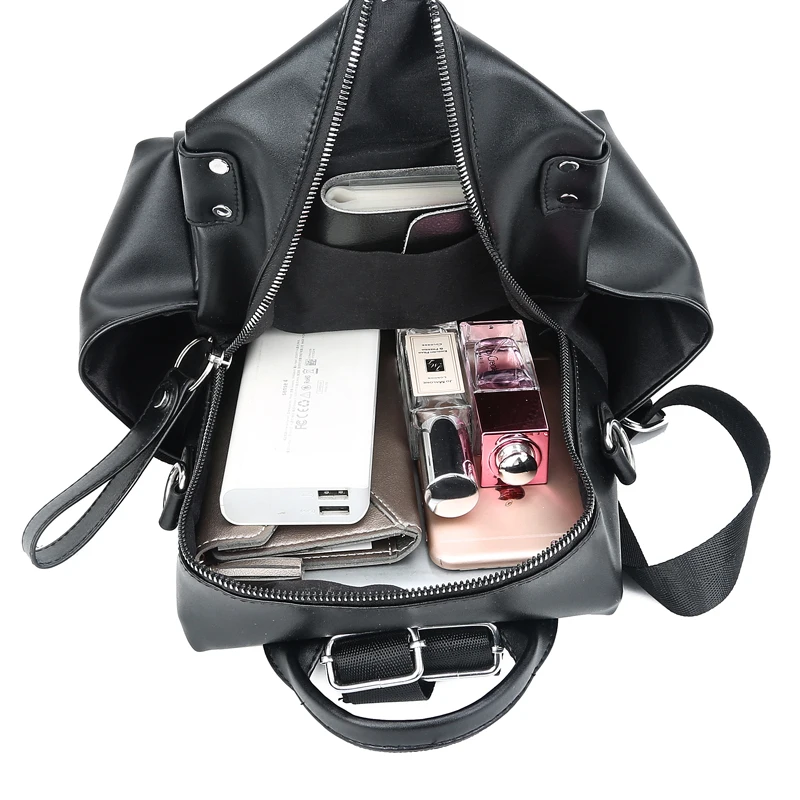 Glorria الأزياء الكورية الظهر ل مراهق حقيبة مدرسية للبنات النساء Bagpack الجلود الإناث مكافحة Thef السفر حقيبة كبيرة Mochila الكيس