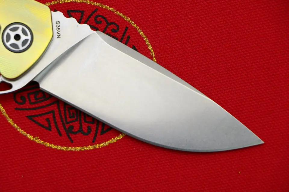 CH3504 оригинальный дизайн S35VN лезвие титановая ручка Флиппер складной нож для кемпинга охоты pocke Ножи EDC инструменты выживания
