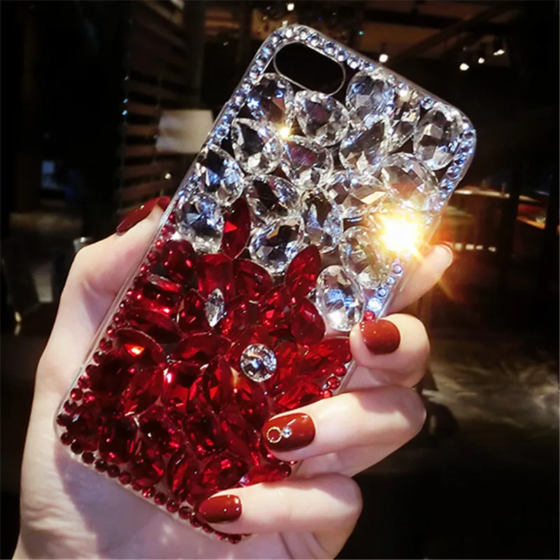 

Woman Silicone Fashion For Iphone 7 Case Logo Luxury For Iphone 5s 6s 7 8 X Plus Case Luxury Diamond