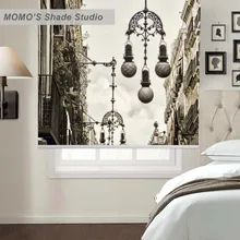 MOMO термоизолированные затемненные ткани на заказ покраска окна шторы рулонные шторы, PRB set345-349