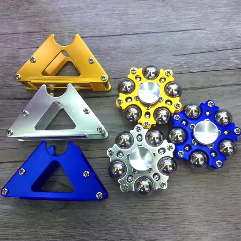

The 2rd 10 Steel Ball Ferris Wheel Stainless Creative Fidget Spinner Hand Spinner For Focus Reduce Autism ADHD Stress Toys