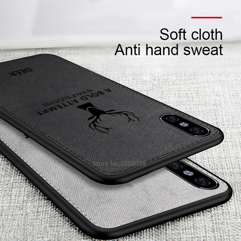 GerTong ткань текстура олень ТПУ чехлы для iPhone XR XS MAX 6 6S 7 8Plus X 3D рельефная силиконовый