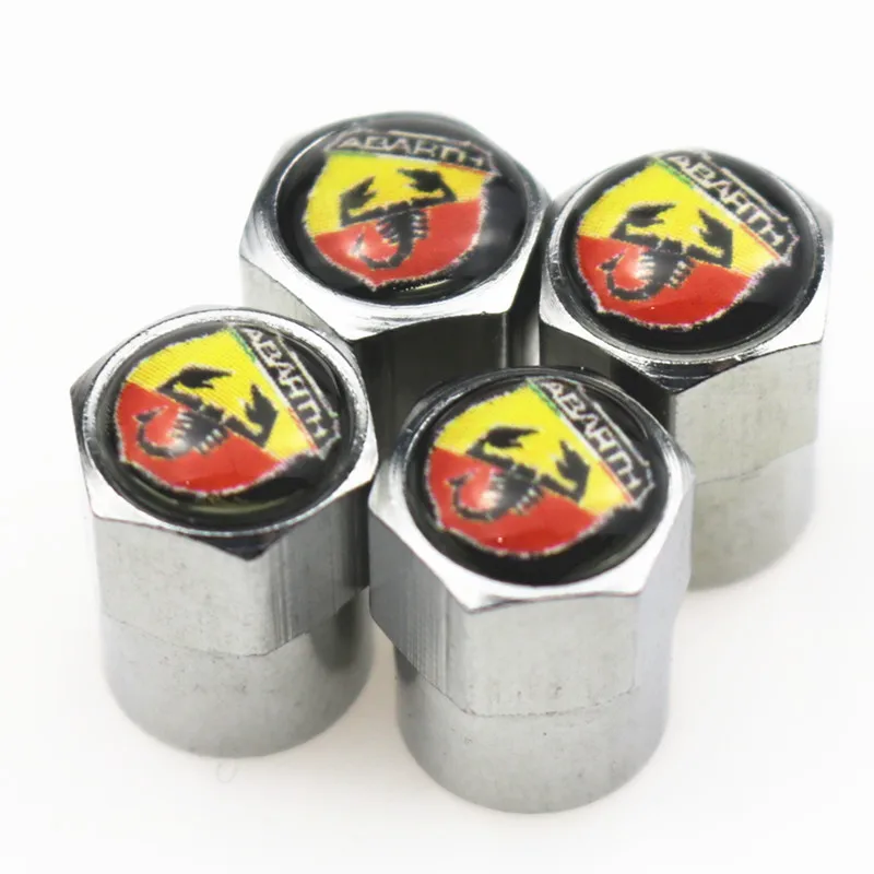 

Car Styling Valves Tyre Caps Case For Fiat Punto 500 For Abarth Stilo Ducato Palio Car-Styling Wheel Tire Stem Air Covers