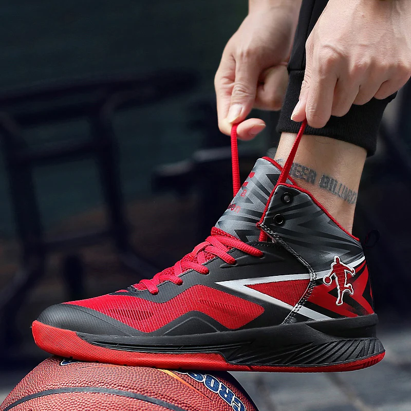 AOJILONG hombres Baloncesto de entrenamiento al aire libre Atlético Sport Shoe hombres botines entrenadores Zapatillas Baloncesto