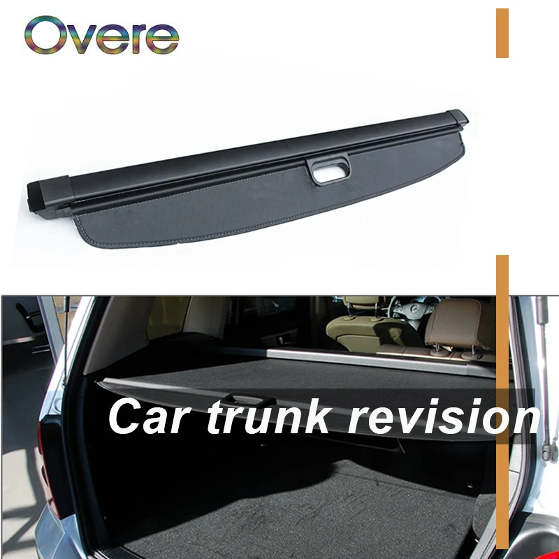 

Overe 1Set Car Rear Trunk Cargo Cover For Mercedes Benz GLK 300 Car-styling Black Security Shield Shade Retractable accessories