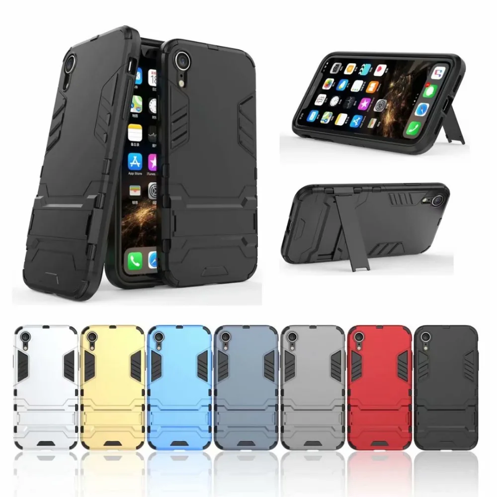 Hybrid Cover For iPhone XR Case Hard PC And TPU two in one Back Armor