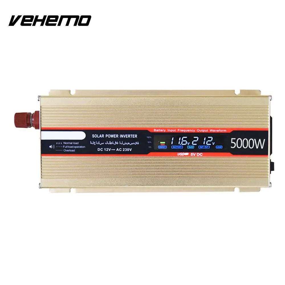 

Car Inverter Modified Sine Wave Aluminium Alloy Power Inverter Adapter Car Converter High Performance Vehicle