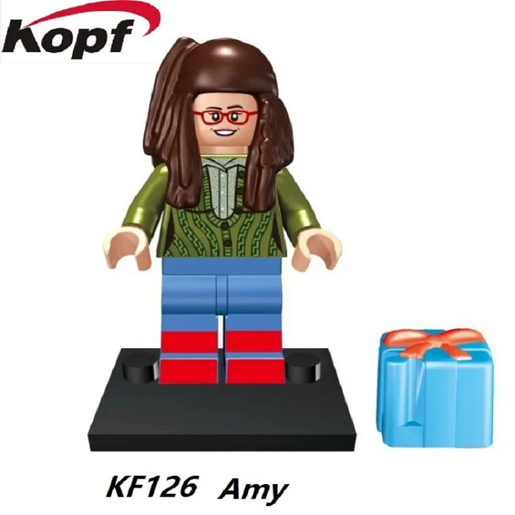 Шелдон Бернадетт Пенни леонд Радж Ховард Amy The Big Bang Theory TBBT фигурка строительные блоки кирпичи детские игрушки KF5003
