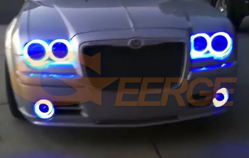  For Chrysler 300C 2004 2005 2007 2008 2009 2010 RF Bluetooth Controller Multi-Color Ultra bright RG - 32576483088