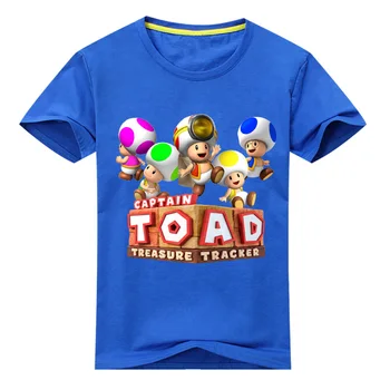 

Drop Shipping Kids 3D Captain Toad T Shirt Costume Baby Casual Tee Tops Clothes Boy Tshirts Girl Cotton T-shirt Clothing DX095