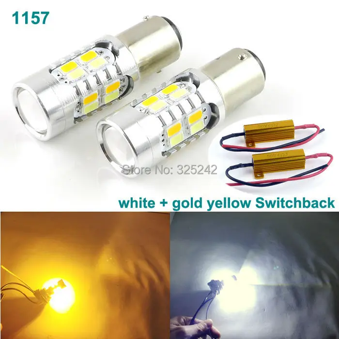 Car & Truck LED Light Bulbs Load Resistor 1157 Dual Color Switchback
