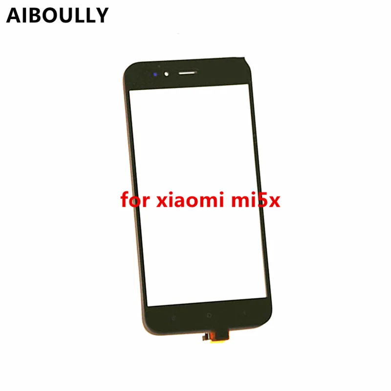 

AIBOULLY For Xiaomi MI 5X A1 Mi5X/MiA1 Touch Screen Digitizer Touch Panel Sensor Front Glass Parts Replacement +3M Sticker