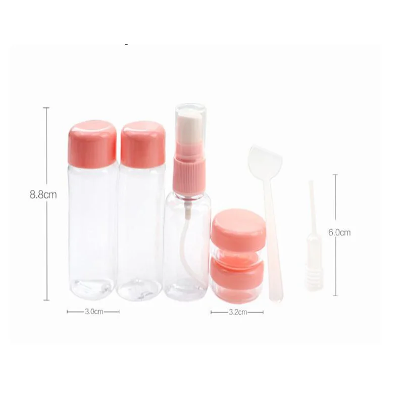 Fashion Plasic Empty bottle Travel Makeup Spray Bottle cream box Portable cosmetics beauty travel set