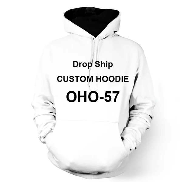 ONSEME пользовательские толстовки с капюшоном толстовки с длинными рукавами DIY Crewneck Пуловеры OHO-41-60 - Color: OHO-57